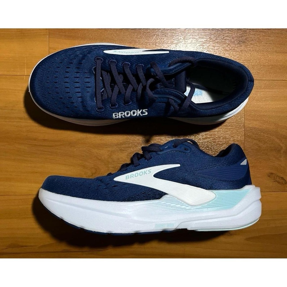 Womens Brooks Ghost Max 3 Running Walking Blue Athletic Sneakers